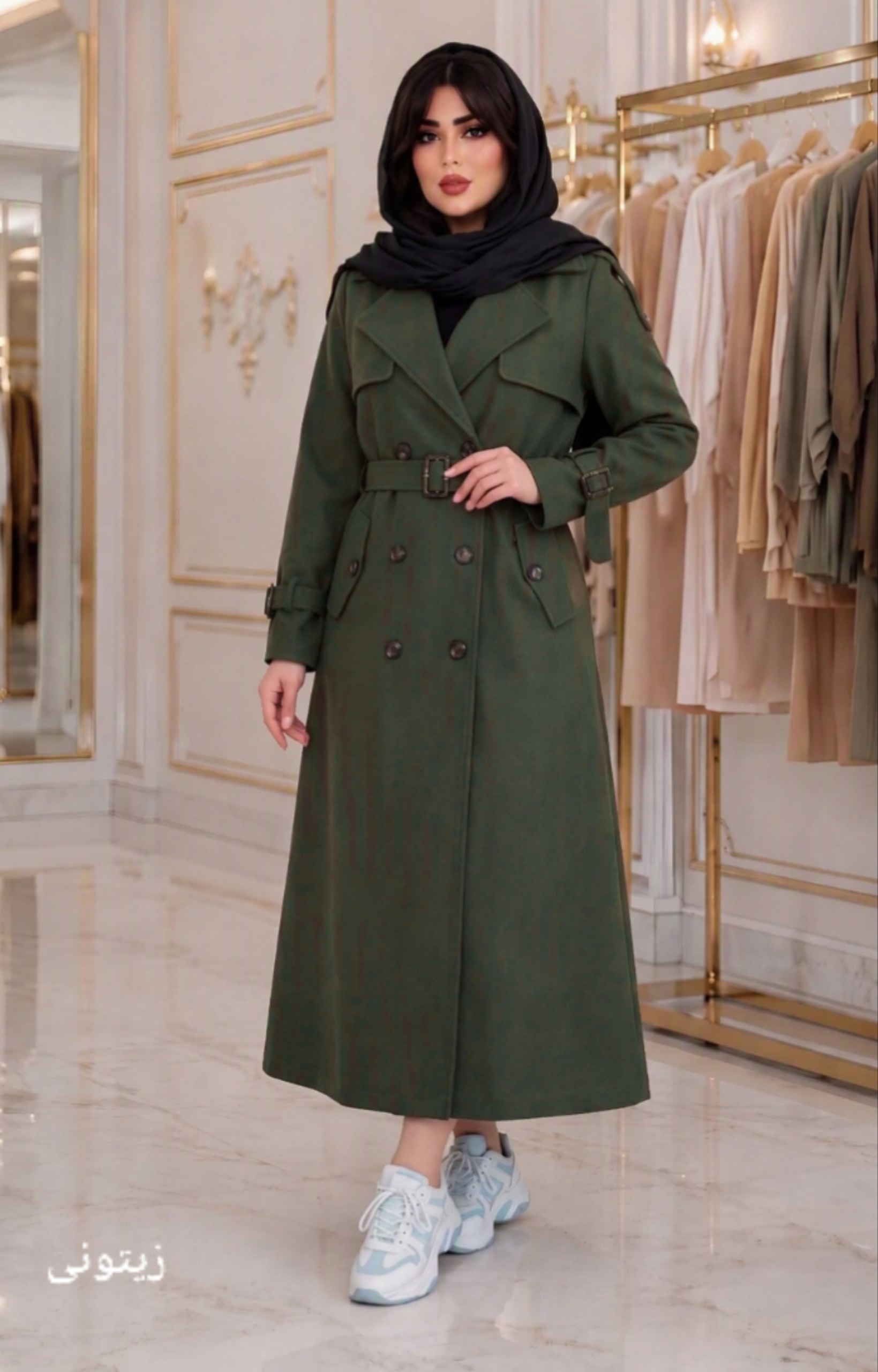 بارانی کتان تی سی ریزان