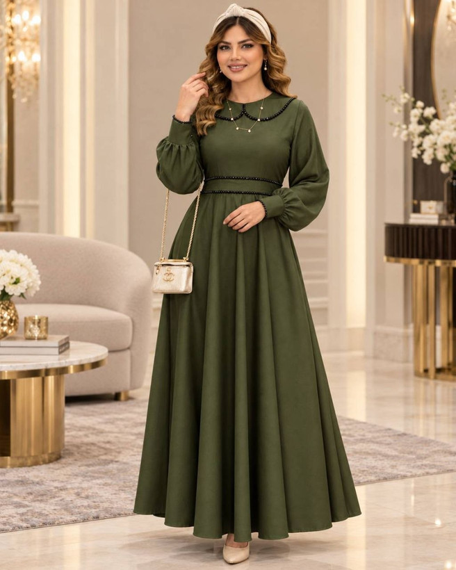 پیراهن مجلسی اسپرت بلند مروارید