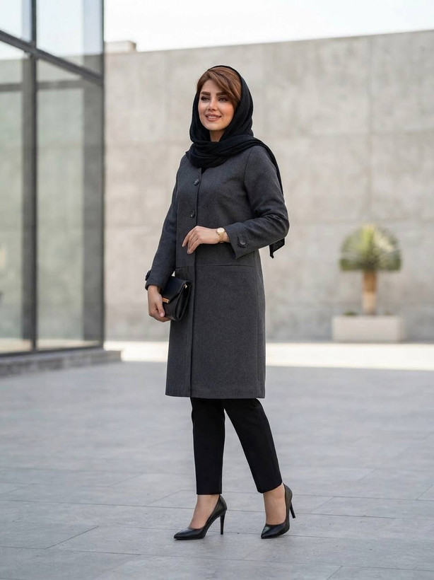 مانتو کاربردی پاییزه کارمندی زارا