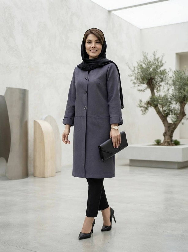 مانتو کاربردی پاییزه کارمندی زارا