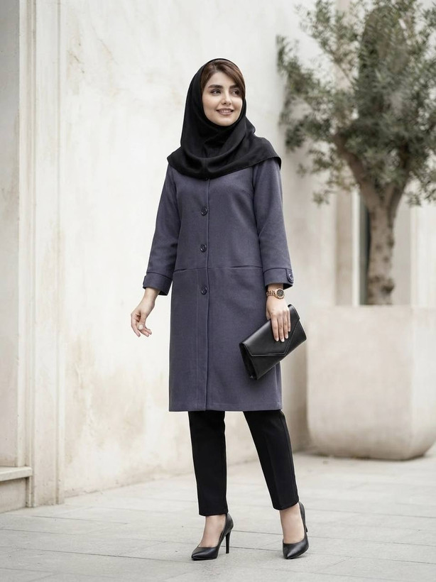 مانتو کاربردی پاییزه کارمندی زارا
